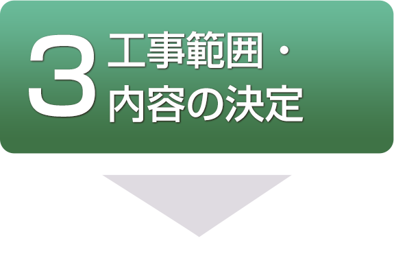 工事範囲・ 内容の決定